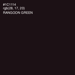 #1C1114 - Rangoon Green Color Image